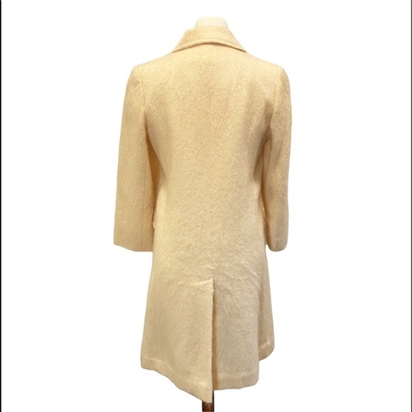 MILLER’S Vintage Mohair & Wool Button Down Long Coat See Measurements - Picture 4 of 9